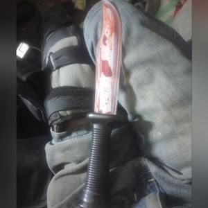 Fake blood costume knife